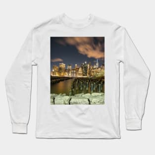 Manhattan Skyline Long Sleeve T-Shirt